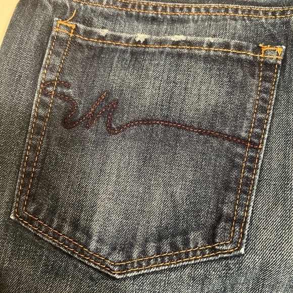 Perry Ellis Mens Jeans Premium Denim 36x32 Straight Classic Leg Dark Wash (C1) - Picture 7 of 8